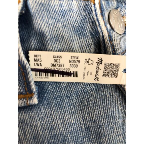 Madewell Relaxed Taper Lockhart Wash Jeans 30X30 NWT - Picture 7 of 10